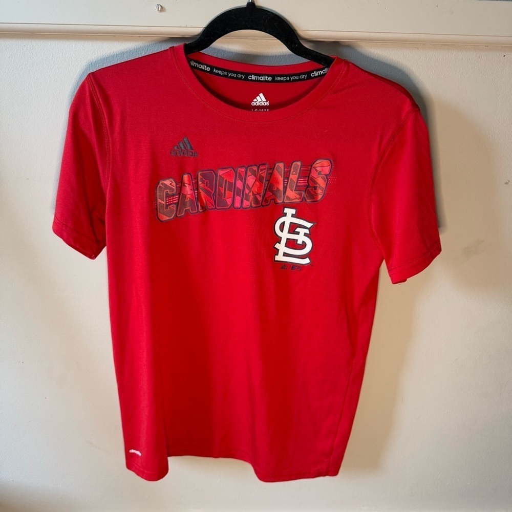 Adidas St. Louis Cardinals Baseball Red Tee Shirt